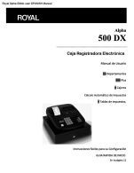 Alpha-500dx user SPANISH